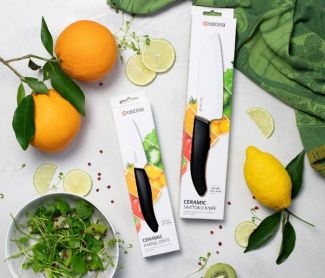 Kyocera expands plastic-free retail packaging for ceramic knives & kitchenware